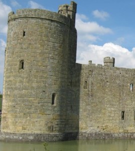 Bodiam Castle in East Sussex