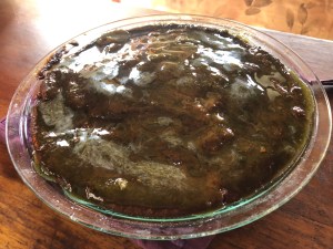 Mugwort Tea Cake with Mugwort Honey Glaze